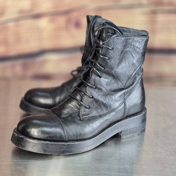 Ernesto Dolani Shoes - Ernesto Dolani Designer Service / Combat Boots - size 37 / W6.5
